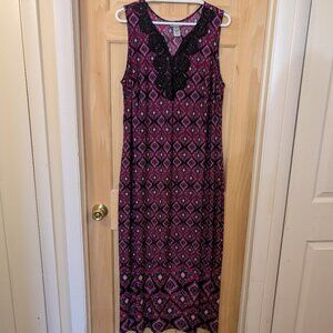 Plus size Purple Maxi Dress